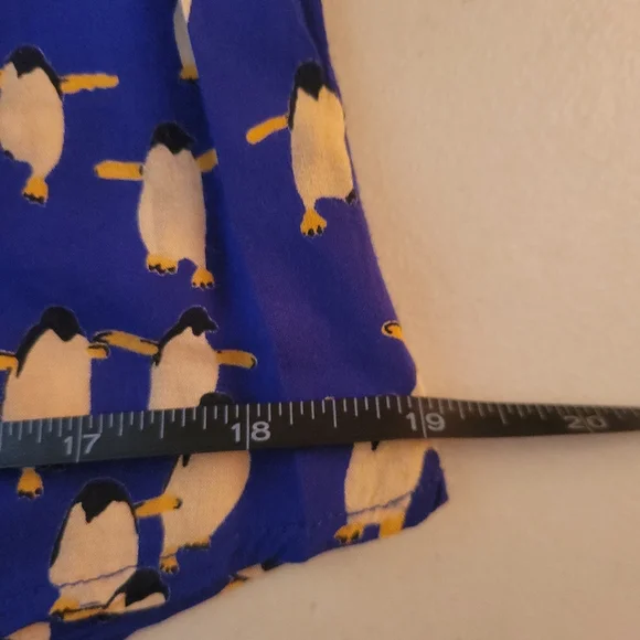 Maeve Penguin Patterned Button-Up Shirt - Picture 16 of 16